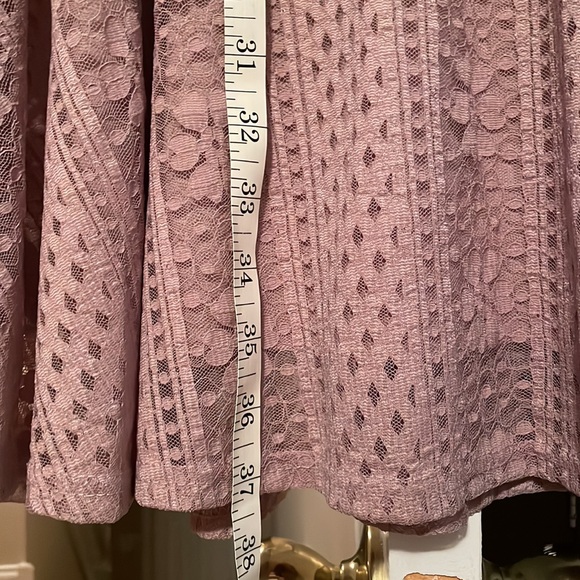 Pink Lace Dress Size Medium - Picture 7 of 10
